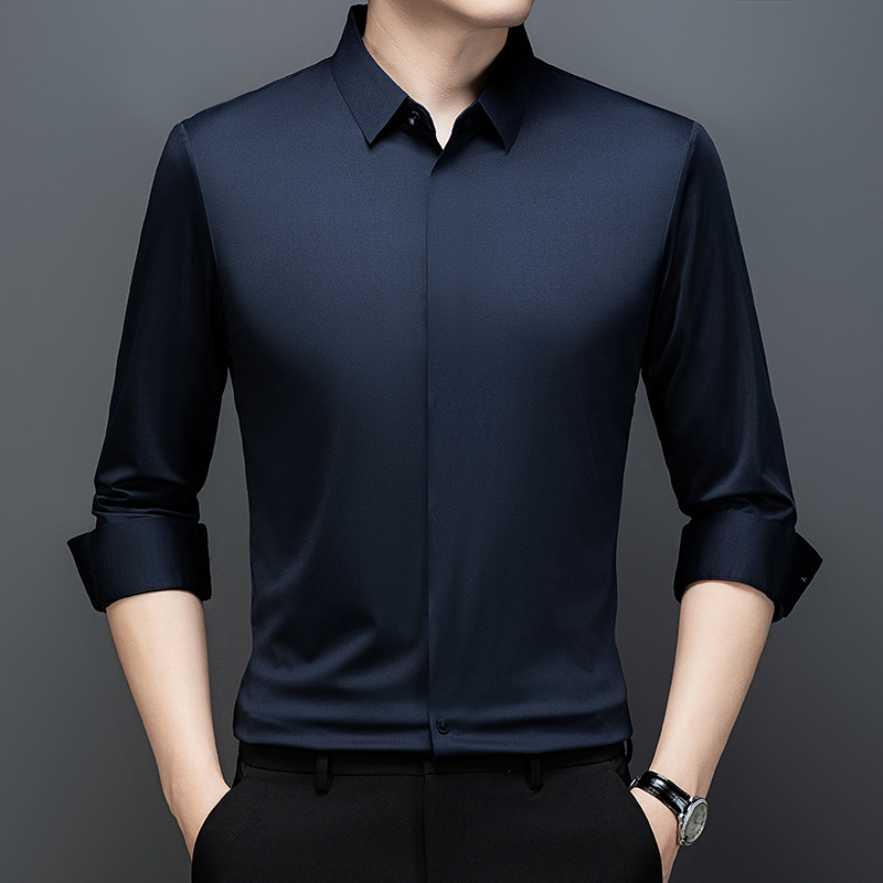 7025 싱글긴팔-네이비블루