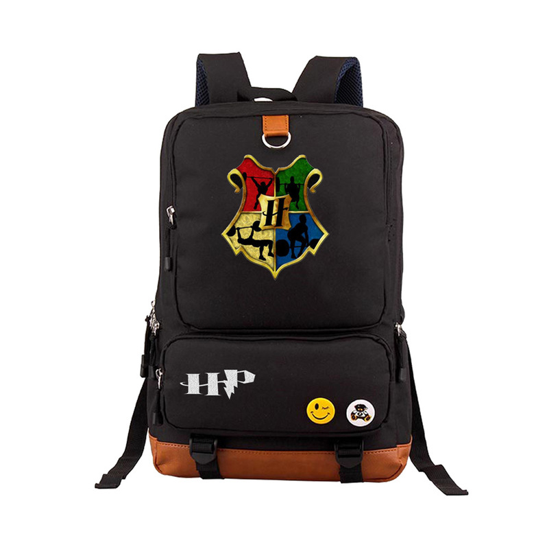 Harry Potter Peripheral Popular School Bags Korean Version Youth School Bags Men's and Women's Casual Backpacks Backpack Design Dropshipping