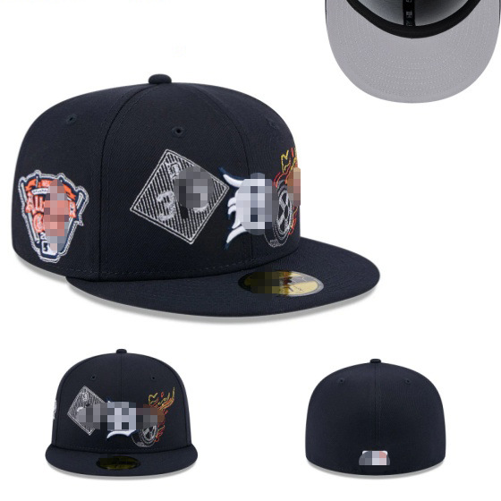 Sombrero de clase AA de alta calidad nueva gorra cerrada MLB gorra de béisbol para hombres y mujeres gorro bordado protector solar para exteriores