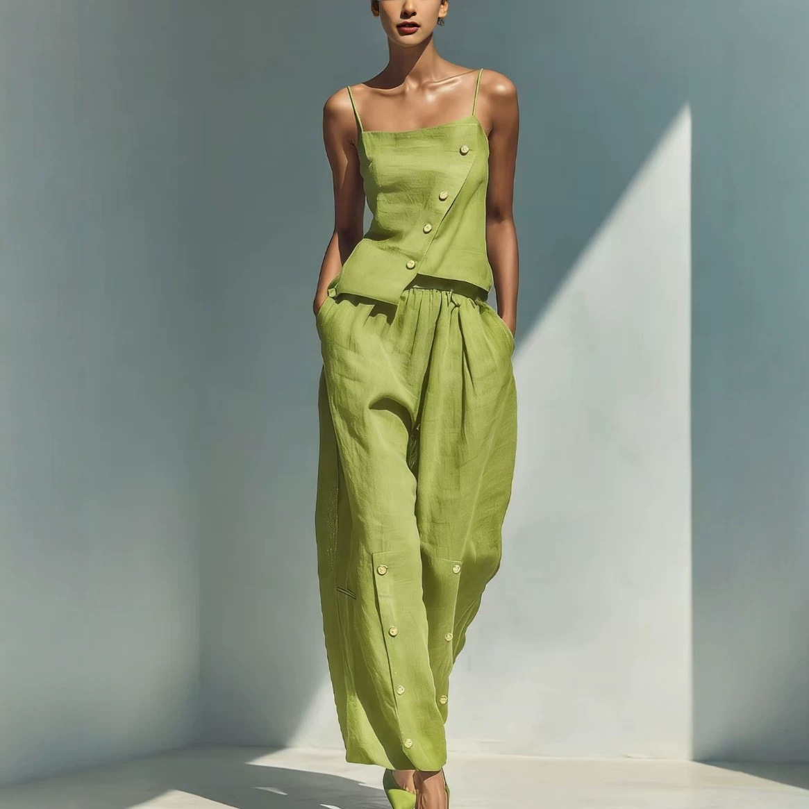 Women's 2 Piece Designer Style Set – Chic Casual Summer Outfit 2026_ecoleips.com
