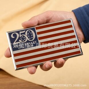 �羳 250th Anniversary Metal Flag Emblem ��ð������܇����
