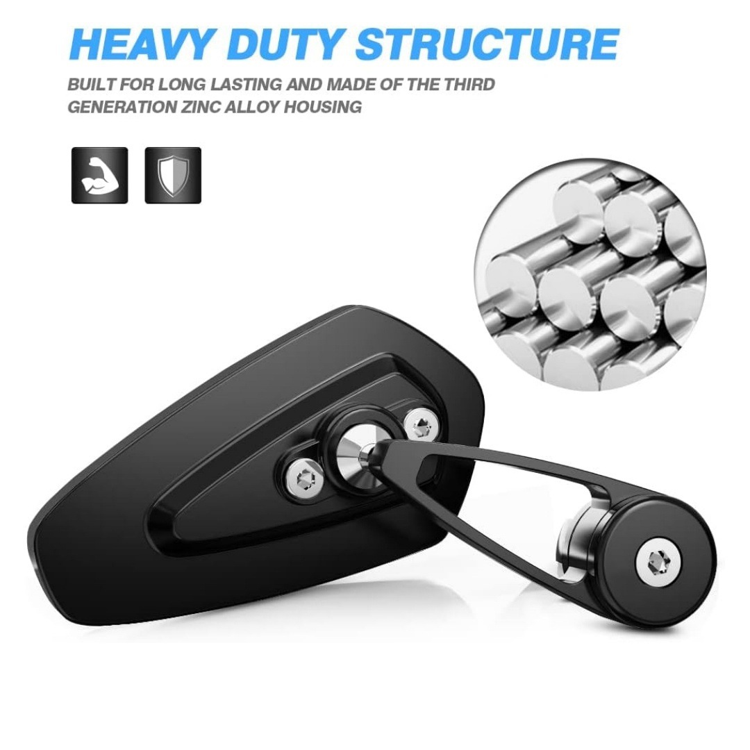 Cross-Border Hot-Selling Cnc Motorcycle Modification Accessories Handlebar Plug Reflector Handlebar Rearview Mirror