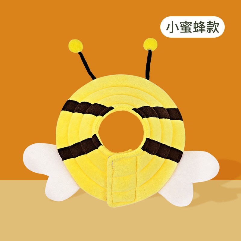 Muñeca de dibujos animados Elizabeth anillo esterilización anillo de collar de collar de gato universal para perros y gatos collar de cabeza para mascotas