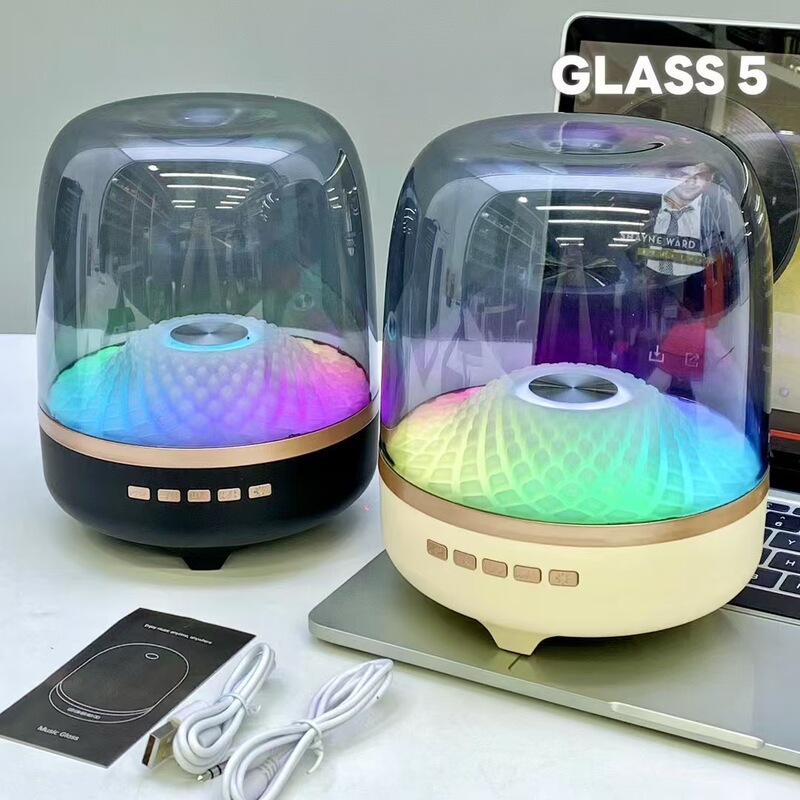 電子商取引の新しいハーマン・カードン ガラス製デスクトップ装飾品重低音ワイヤレス Bluetooth スピーカー|undefined