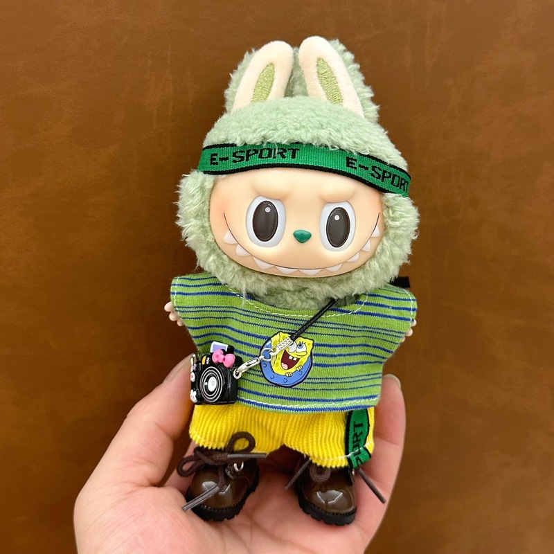 ソースメーカー卸売ラブブ人形服 17 センチメートルラブブブラインドボックスペンダント第一世代と第二世代のビニールぬいぐるみ|undefined