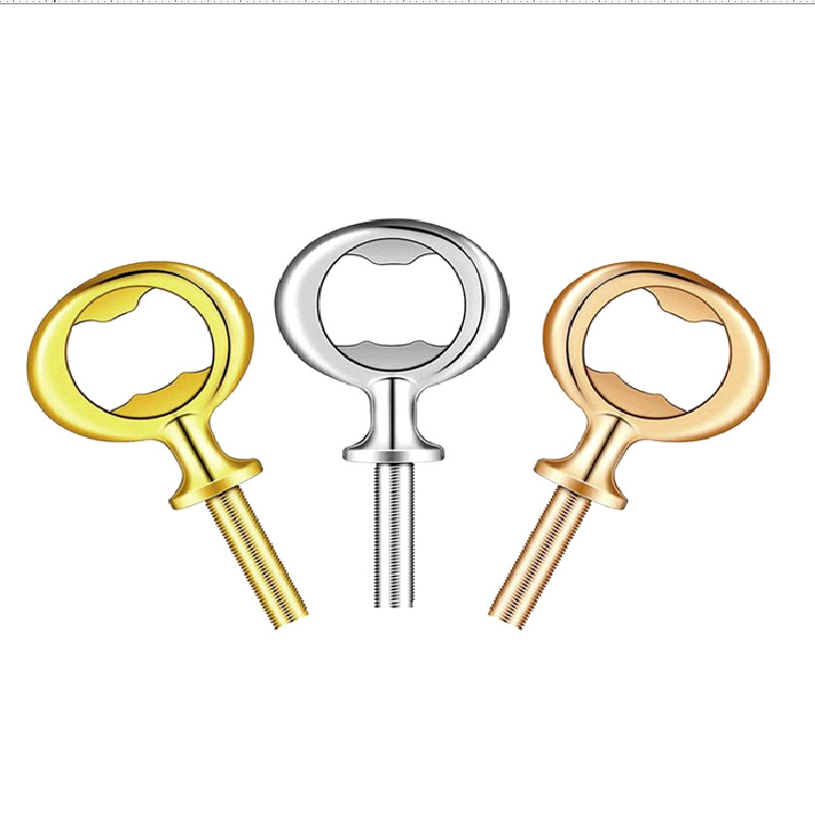 Directo de fábrica aleación de zinc larga barra de cerveza abridor de botellas DIY6 seda inferior cuerpo vino tapón de vino en stock al por mayor