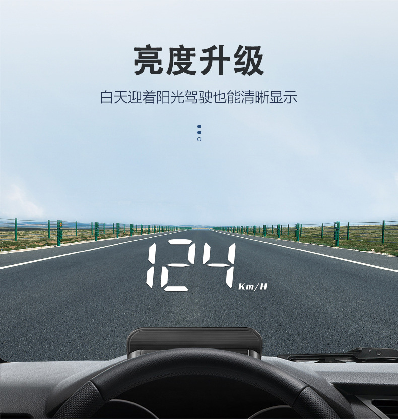 Cross-Border M3 Head-Up Display Hud Car Universal Modified Portable Obd High-Definition Car Display Manufacturer