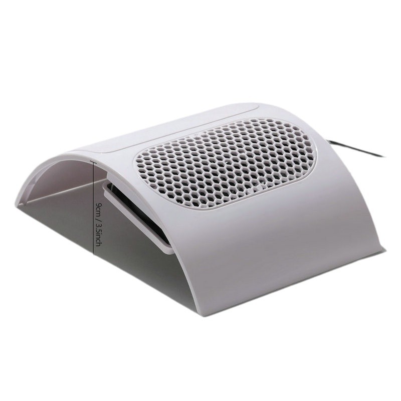 Una fuerte aspiración de manicuras aspiradora de doble ventilador con pantalla de filtro aspiradora de almohadilla de mano aspiradora de polvo de uñas al por mayor
