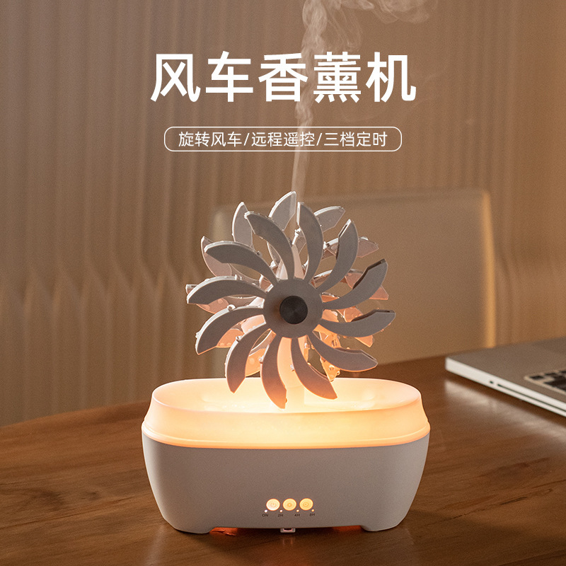 跨境新款水滴香薰机加湿器家用大雾量桌面静音遥控式精油扩香机|undefined