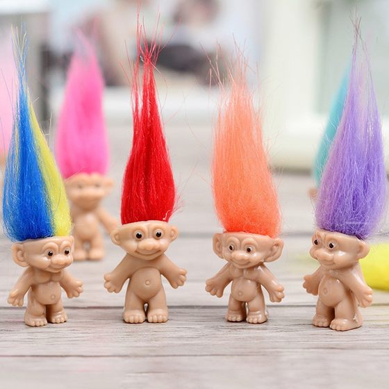 Cross-border magic hair mini doll PVC doll car home furnishings wholesale