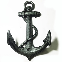欧美式铸铁工艺品船锚挂钩出口城堡墙面装饰酒店民宿别墅庭院挂件