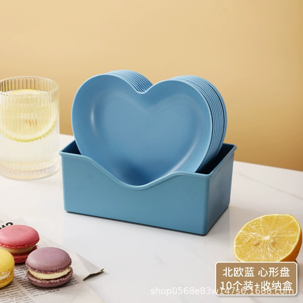【Heart shape】 Blue 10 base base