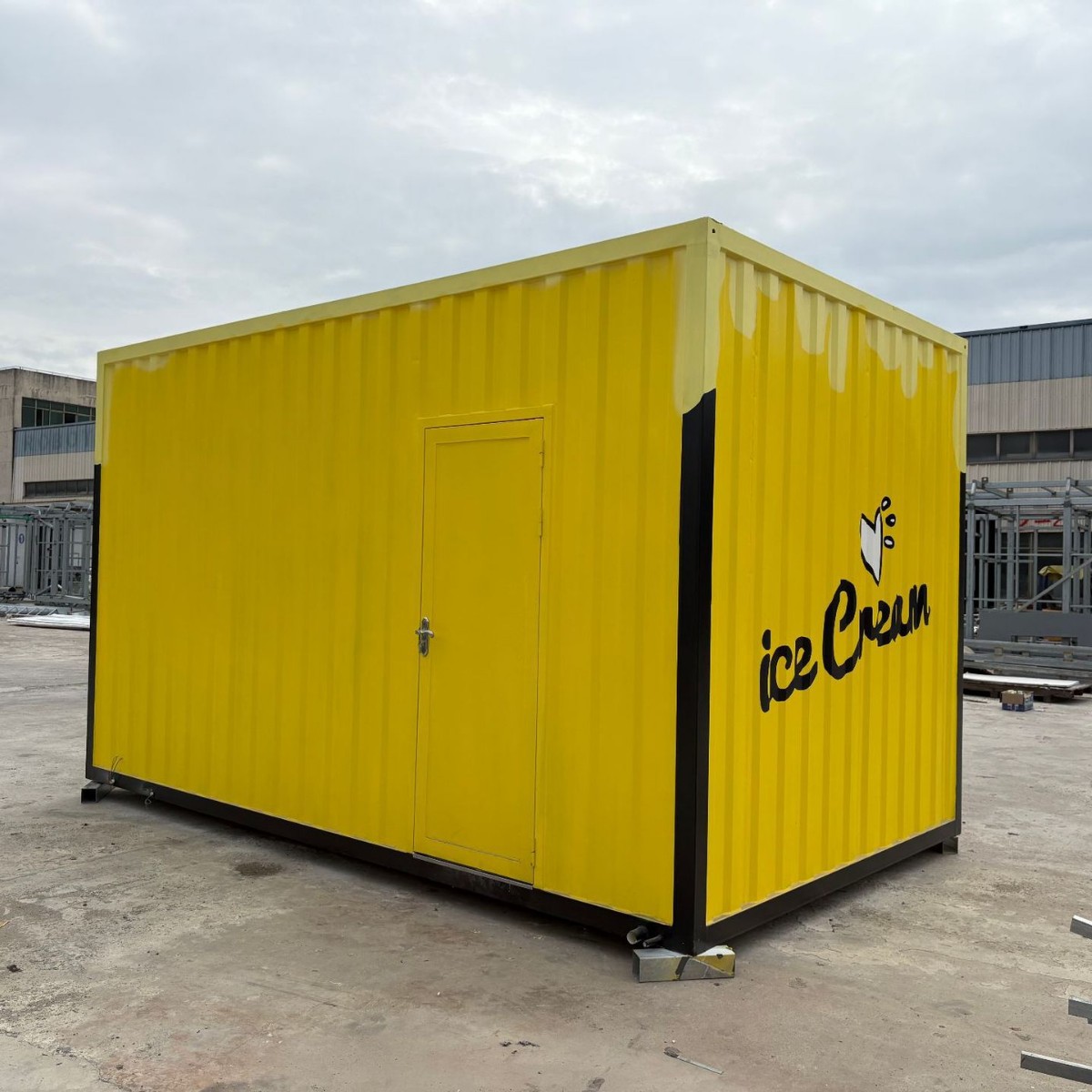 Quiosco de venta sala de servicio simple quiosco de peaje móvil calle comercial contenedor casa de paneles cabina de manzanas carro de comedor