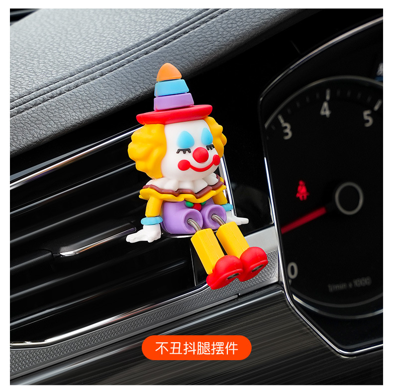 Car Cute Leg-Shaking Doll Ornaments Car Air Outlet Decoration Supplies Desktop Computer Screen Decompression and Healing