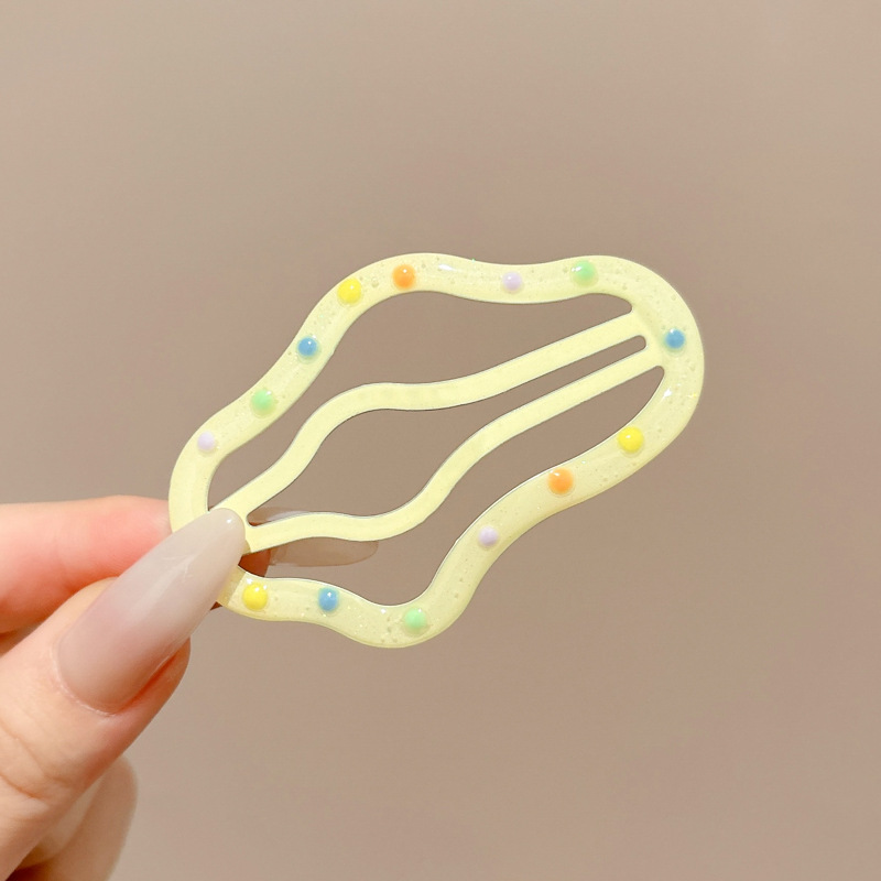 Horquilla de estrella colorida de dopamina, accesorio para el cabello para niños, horquilla con clip de flequillo lateral bonito para niñas, adorno para el cabello con clip BB.
