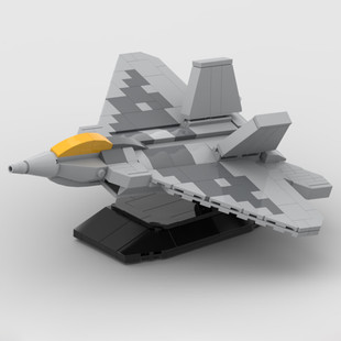 Moc-165900 F-22 Raptor All-Weather Stealth Fighter (with Display Stand