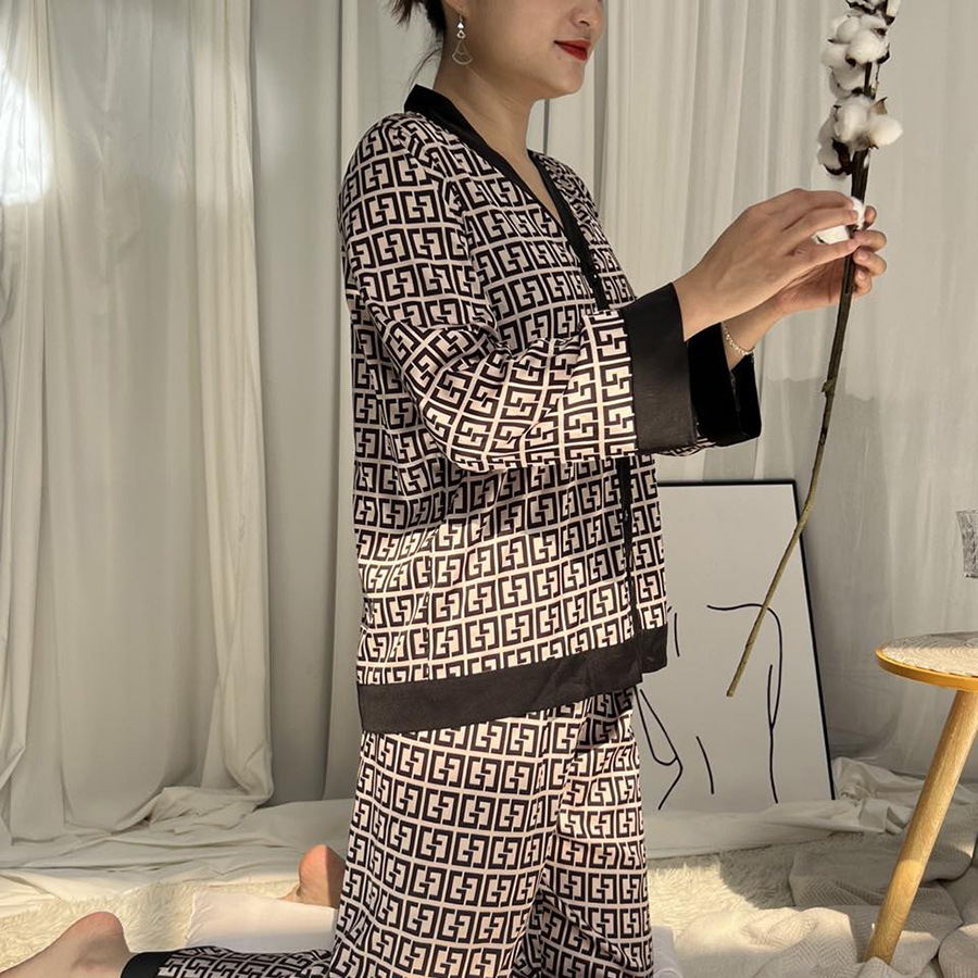 Women's Clothing casual loose printed suit 2023 two-piece set beauty autumn and winter_voghion.com