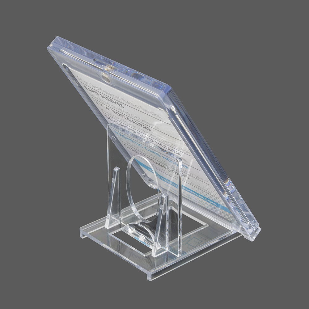 Soporte transparente móvil Star Card Game King Wanzhi titular de la tarjeta base de clasificación caja de tarjeta soporte de ladrillo al por mayor image 5