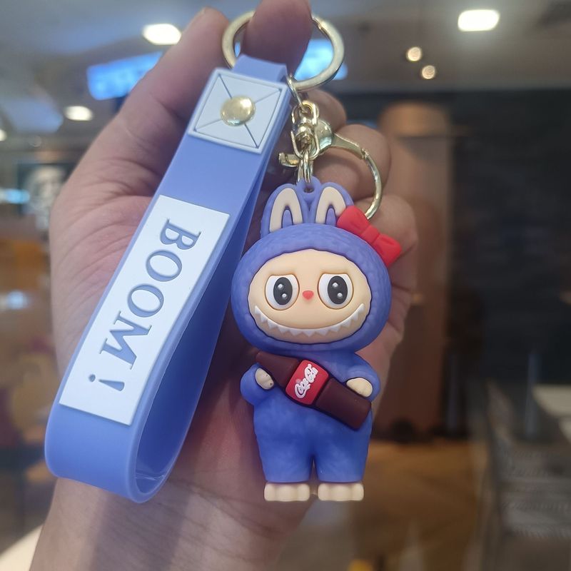 クリエイティブホットスタイルラブブキーホルダー漫画リトルシープペンダントおもちゃベビーグラバーかわいいキーチェーンリング卸売|undefined