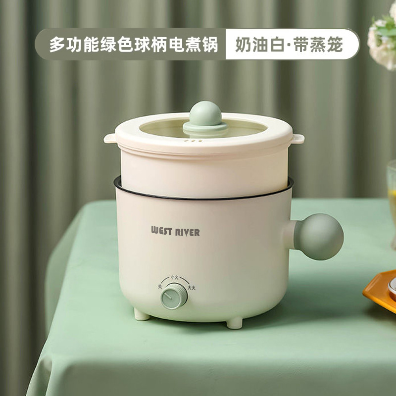 손잡이 모델 [눌어붙지 않는 팬 + 찜기]로 볶음/조리/튀김 가능