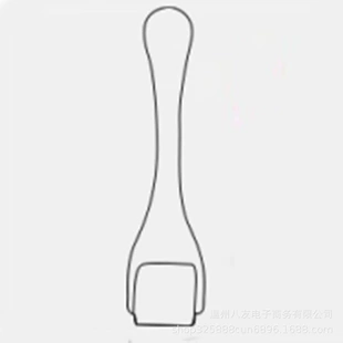 Мануальный массажер для лица, ABS корпус, 14×3.2 см, Иглы 0.25–2.0 мм, Черный/Белый