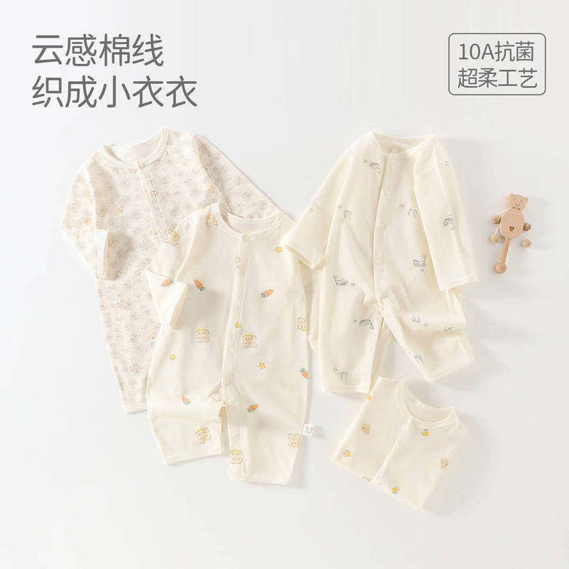 Summer Ultra-Thin Infant Jumpsuit 100% Cotton Romper Air-Conditioning Clothing New Summer Clothes for Babies Summer Ultra-Thin Infant Jumpsuit 100% Cotton Romper Air-Conditioning Clothing New Summer Clothes for Babies