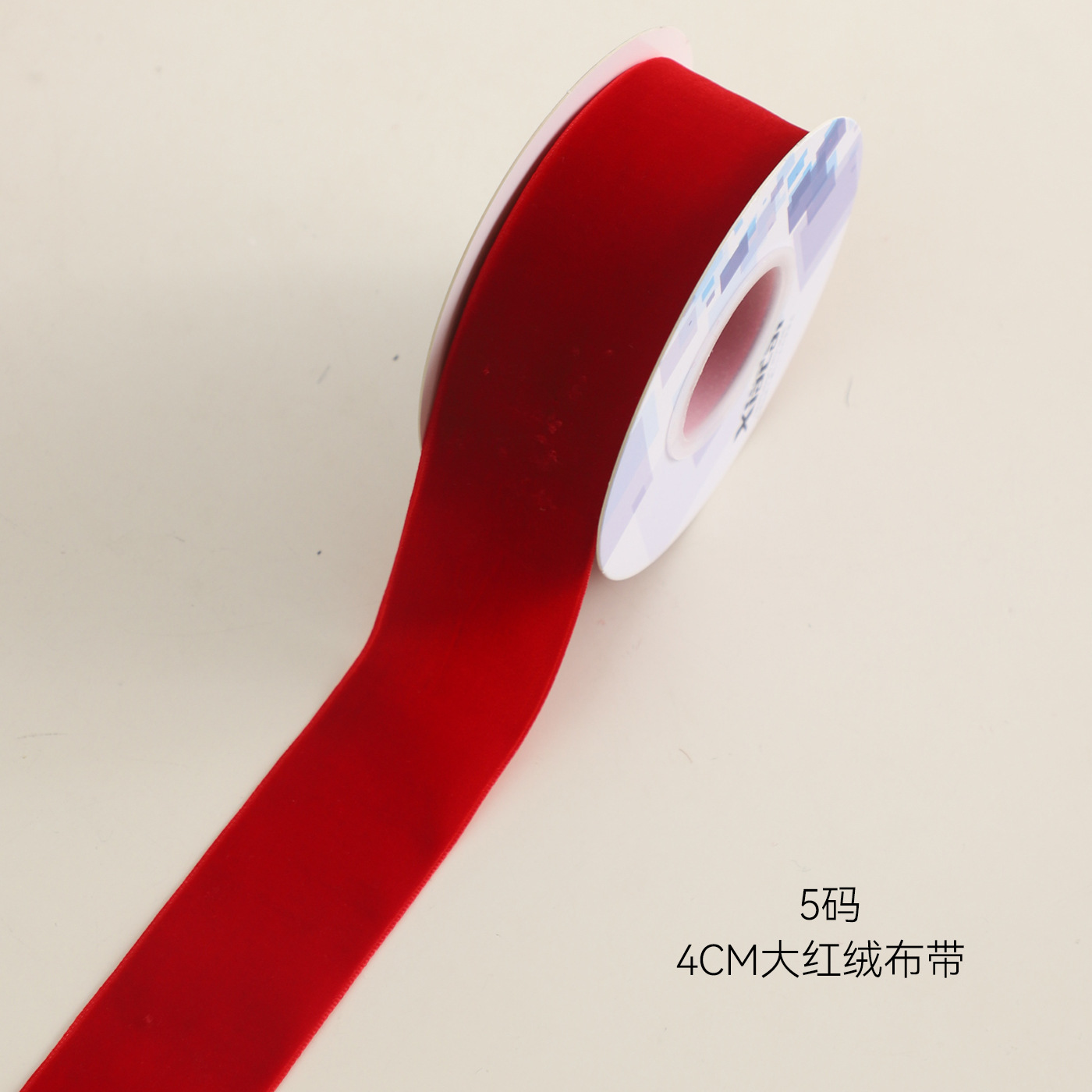 Navidad de siete colores cintas de terciopelo decoraciones de fiestas de mariposa cintas de embalaje de flores cintas de flores