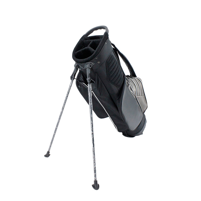 Bolsa de golf de cuero compuesto multi-funcional bolsa de soporte luz versión portátil puede contener un conjunto completo de clubes al por mayor