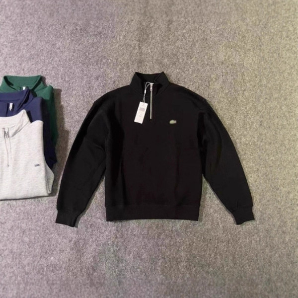 Hot-Selling Color-Blocked Embroidered Series Half-Zip Crew Neck Half-Zip Sweatshirt Cotton Stand Collar + Crew Neck + Pullover Hot-Selling Color-Blocked Embroidered Series Half-Zip Crew Neck Half-Zip Sweatshirt Cotton Stand Collar + Crew Neck + Pullover