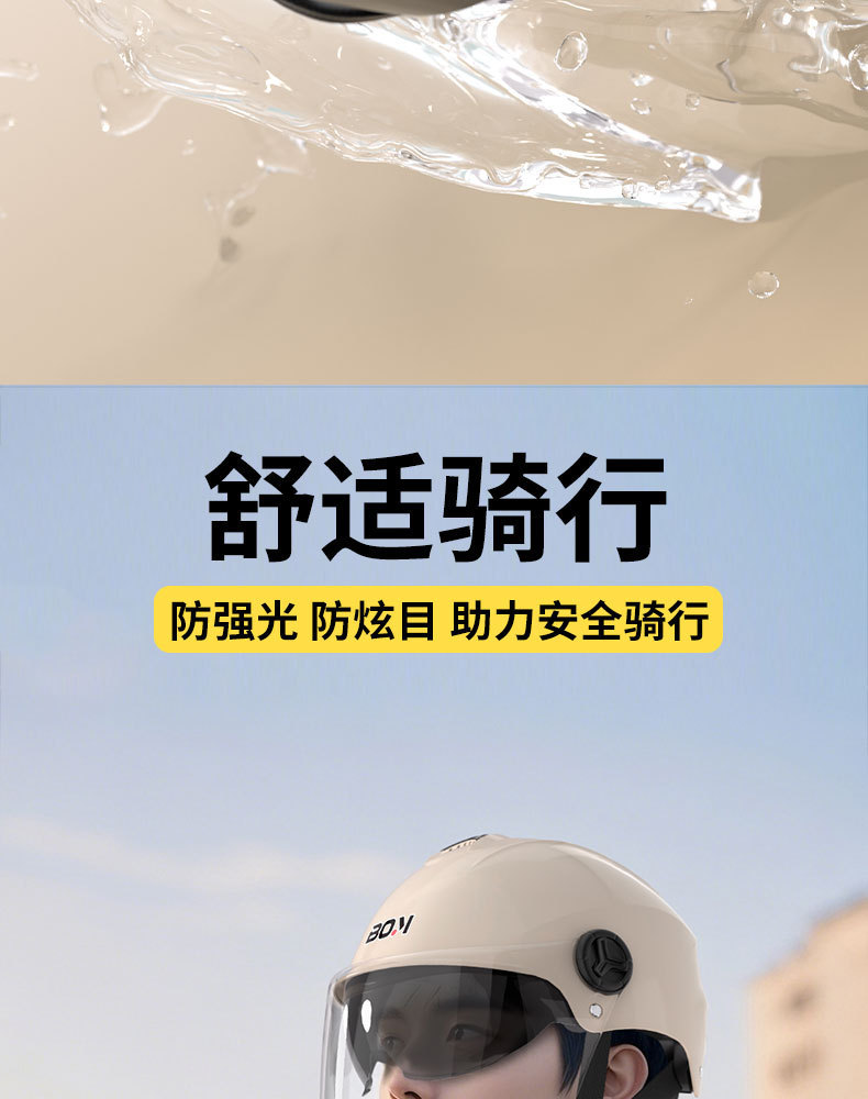 New National Standard Certified Double-Mirror Electric Motorcycle Helmet for Women and Men Battery Car Half Helmet Summer Sun Protection Safety Helmet