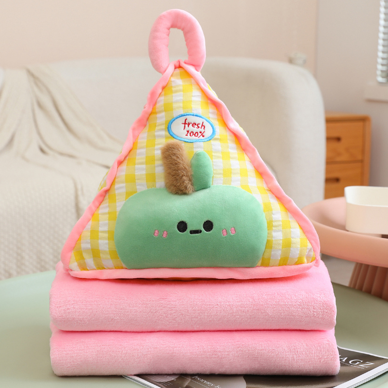 Dual-purpose colcha de almohada plegable cojín de cojín image 12