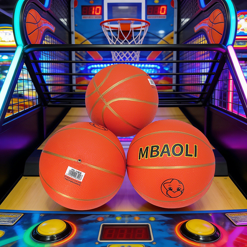 Game Console Accessories Coin-Operated Adult Basketball Machine High-End No. 3 Ball Basketball Basketball Machine Ball Thickeneded Factory Direct Sale