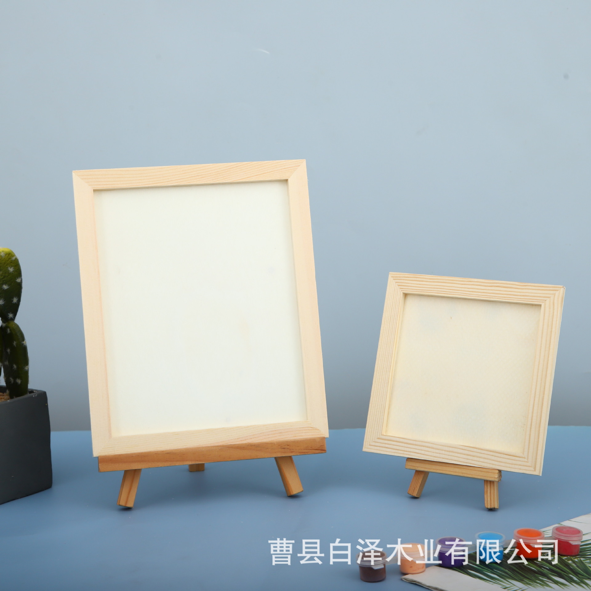 Marco de Arcilla y Madera para Manualidades, Jardín de Infantes, Arte Infantil