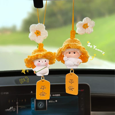 Twelve Zodiac Car Hanging Ornaments, Car Rearview Mirror Decorations, Car Pendants, Interior Hanging Decorations, New Car Gifts
