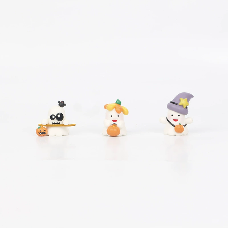 Ghost handle, minifigure, doll, toy, halloween, DIY