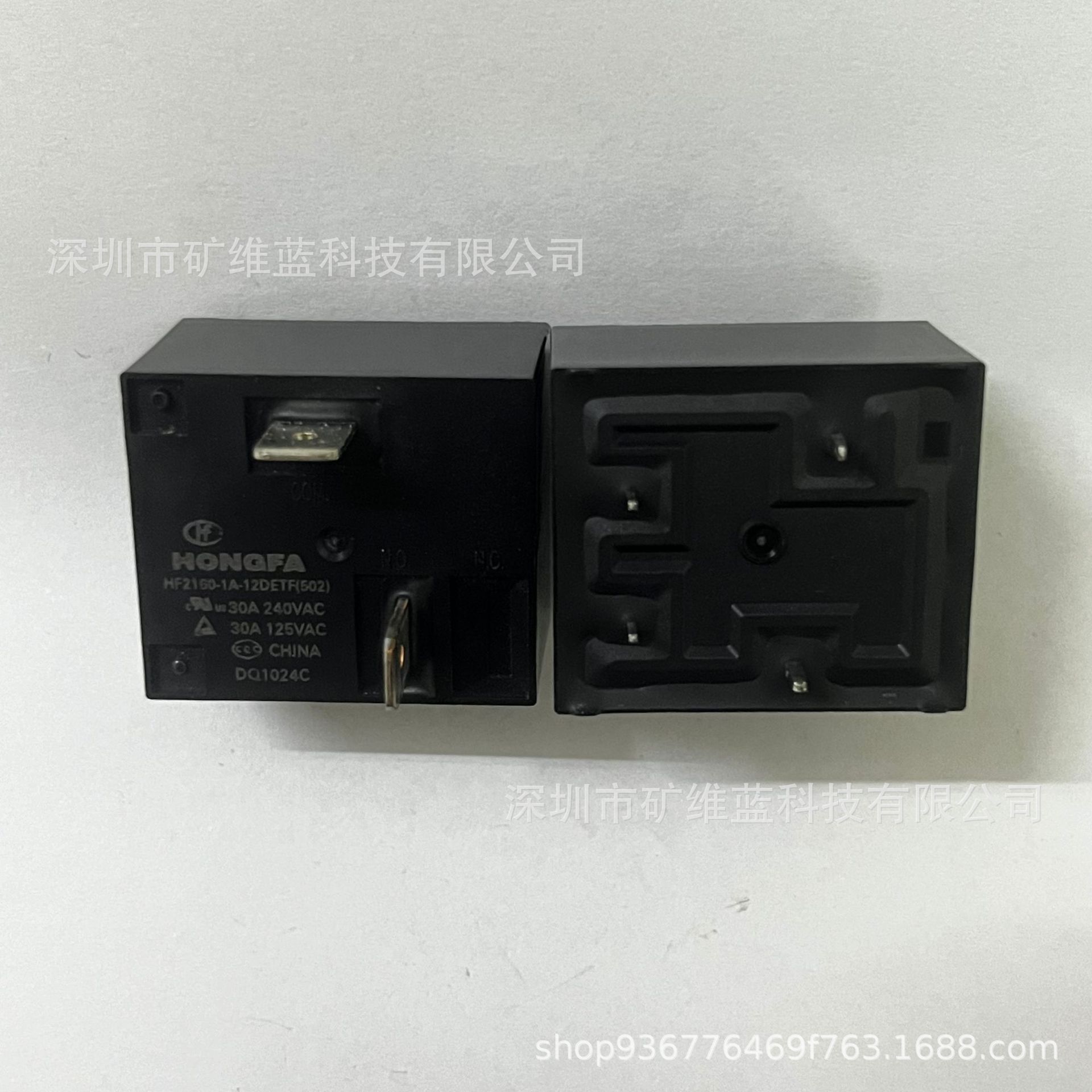 HF2160-1A-12DETF 12V4脚30A240VAC空调电热水器家用继电器