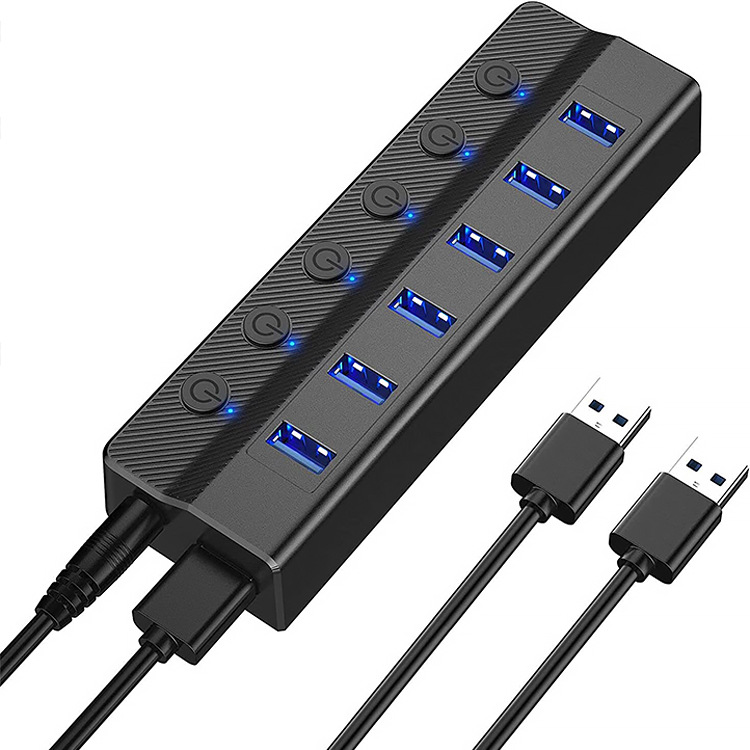 New Electronic Commerce USB3.0 Brancher Hub high speed charge Expand switch hub Factory Outlet