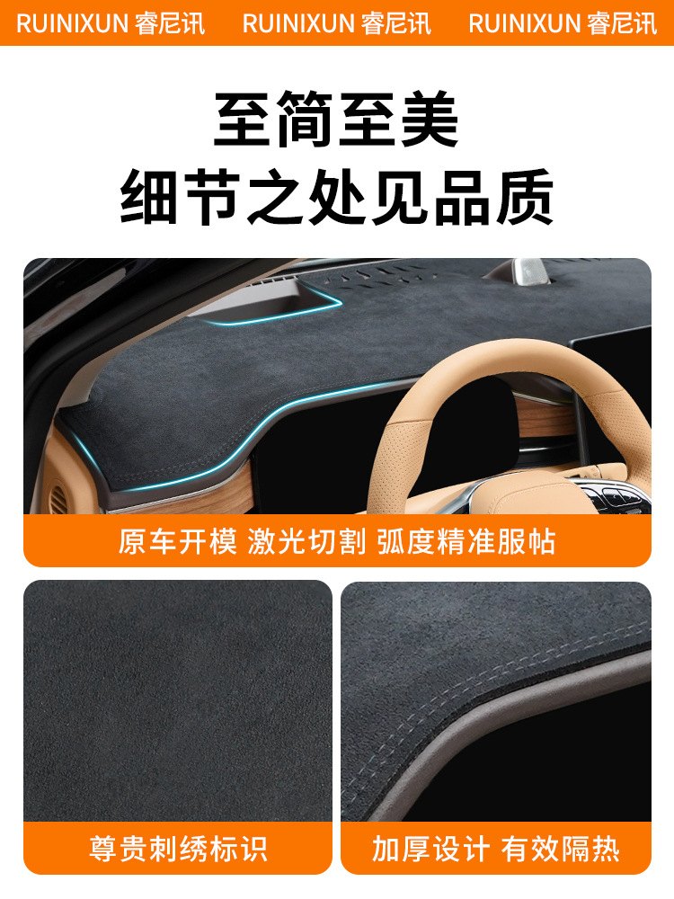 Suitable for 24 Models of Aito M7, Special Anti-Glare Mat, Protective Pad, Dashboard Sunshade, Interior Accessories
