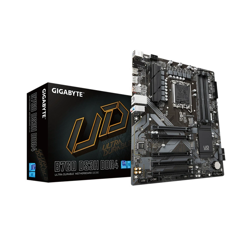 Ультрапрочная материнская плата B760 DS3H DDR4 для киберспорта, совместимая с Intel B760 LGA1700