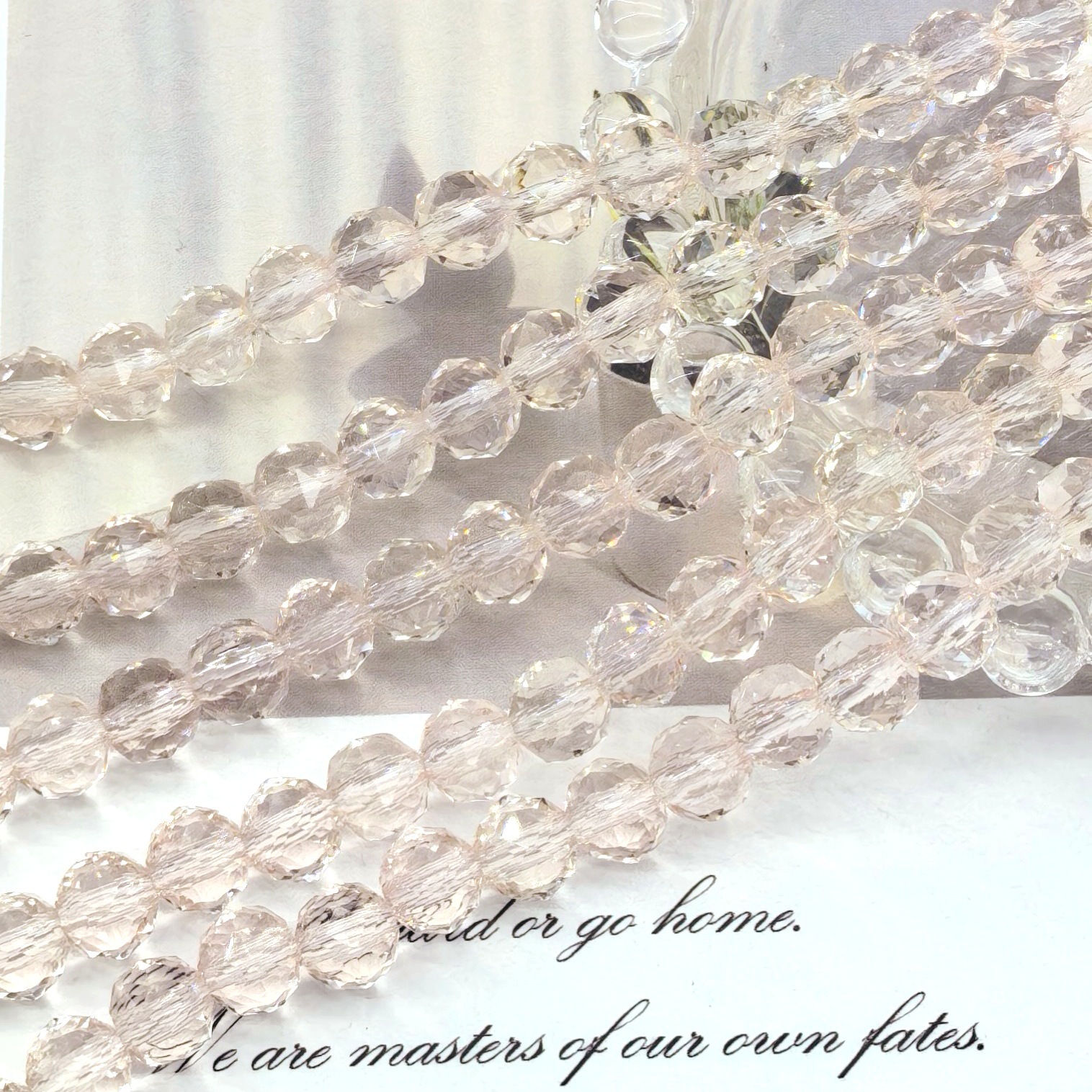 Bola de flores de 8mm Jingjing K9 cuentas sueltas de cristal 64 superficies cortadas con cuentas Accesorios de joyería hechos a mano de bricolaje Pulsera Collar lote suelto image 76