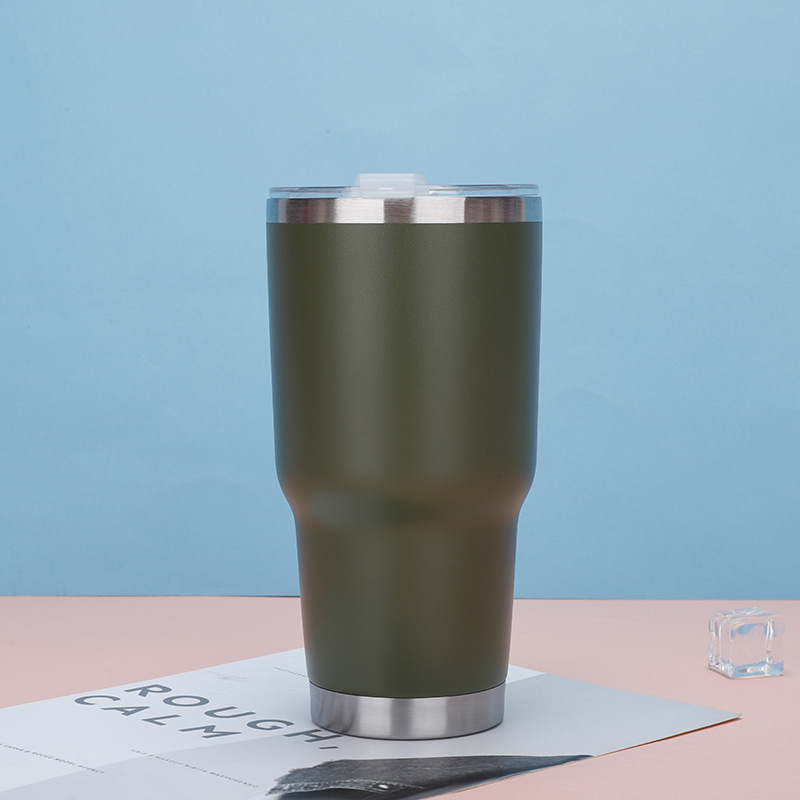 Taza de vacío de acero inoxidable 304 transfronterizo taza fría 30oz taza de coche taza de helado taza de cerveza taza de paja