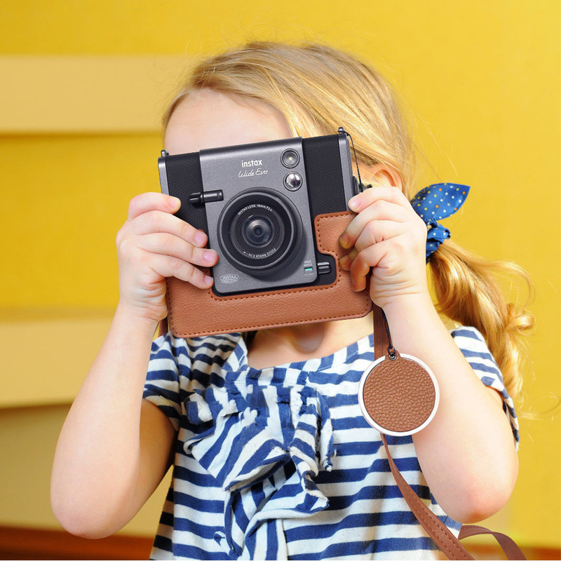 Suitable for Polaroid Wide Evo Cameras, Dust-Proof and Scratch-Resistant Camera Protective Cover, Genuine Leather Anti-Loss Lens Sticker Suitable for Polaroid Wide Evo Cameras, Dust-Proof and Scratch-Resistant Camera Protective Cover, Genuine Leather Anti-Loss Lens Sticker