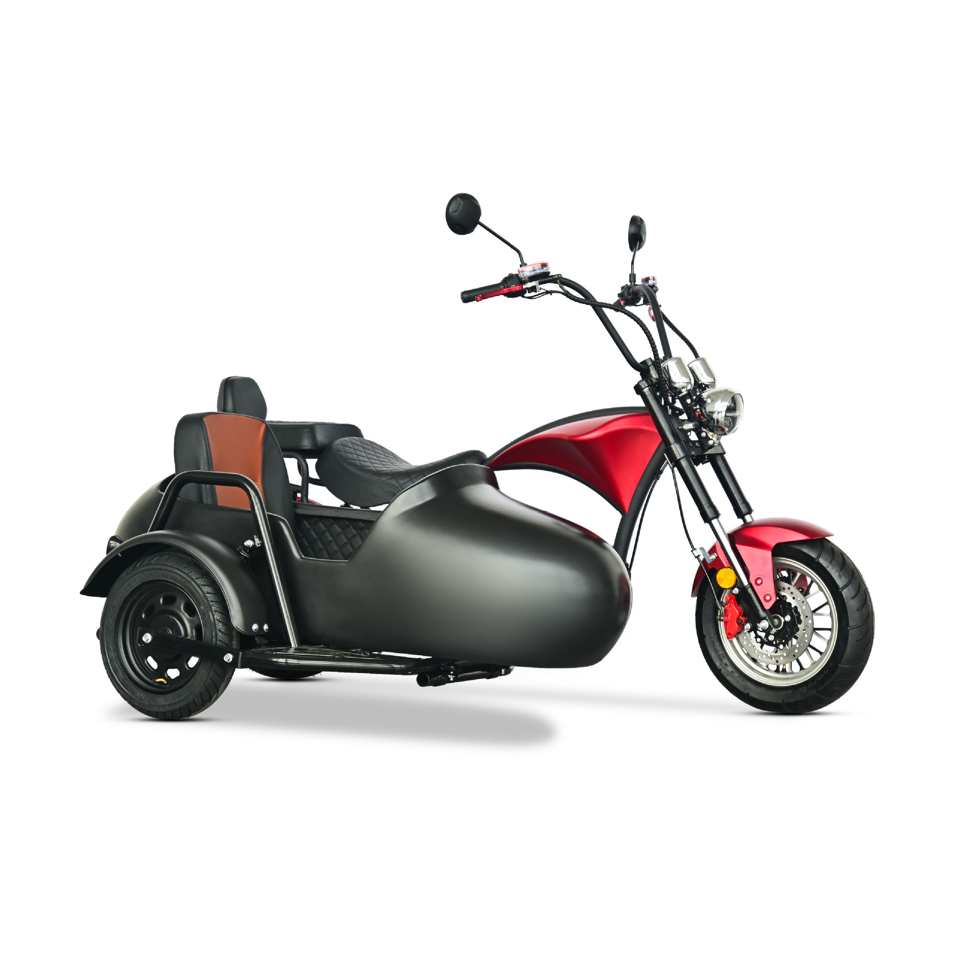 Cp Modified Three-Wheel Side-By-Side Series R2Eec Dot Adult Mobility Scooter Two-Wheel Motorcycle Harley Electric Vehicle