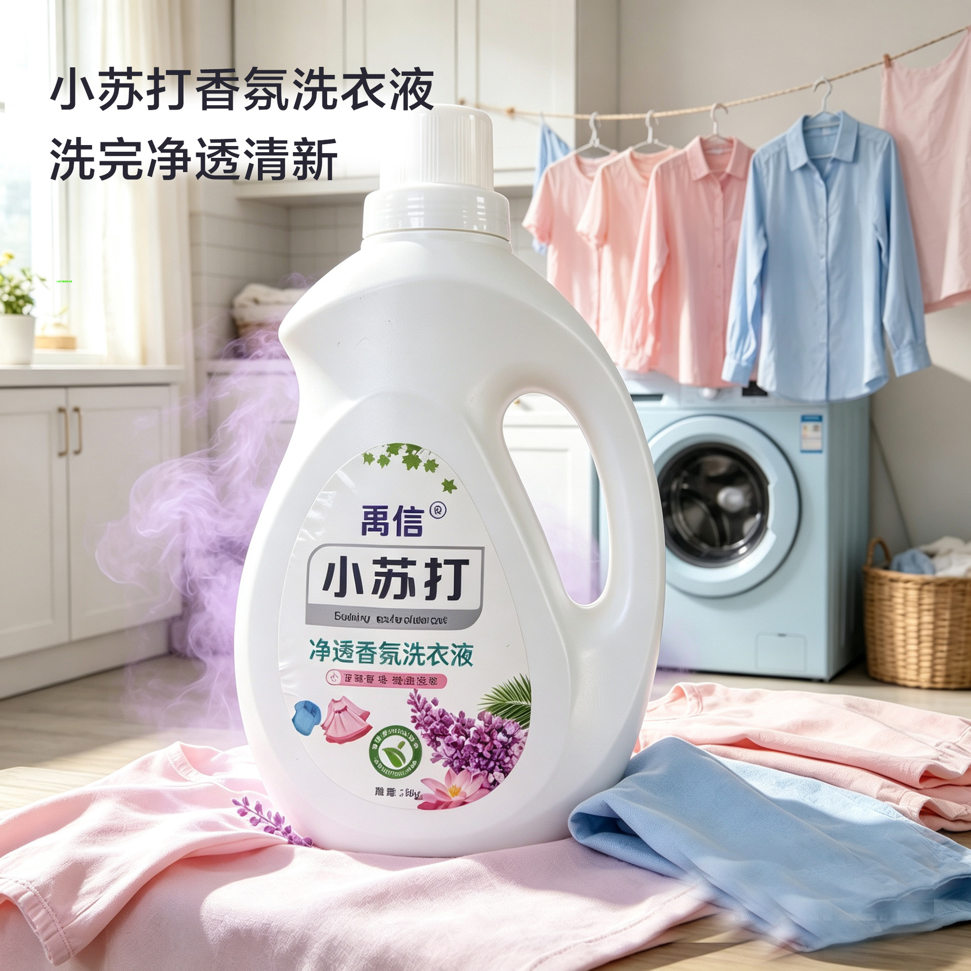 도매 2KG 베이킹 소다 세탁 세제 지속 향수 색상 보호 집중된 낮은 거품 쉬운 플로트 향수 가정용 공장 아울렛