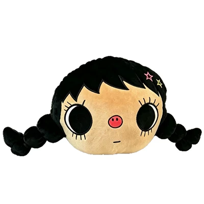 Headrest, Black Braided Girl | Headrest