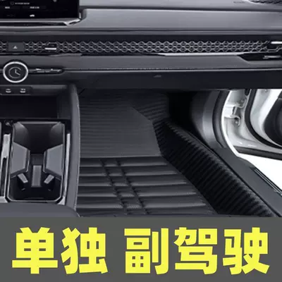 Modelə uyğun ayaqaltı — Frigate model car floor mats - byd-f0-woven-pattern-passenger-side-black