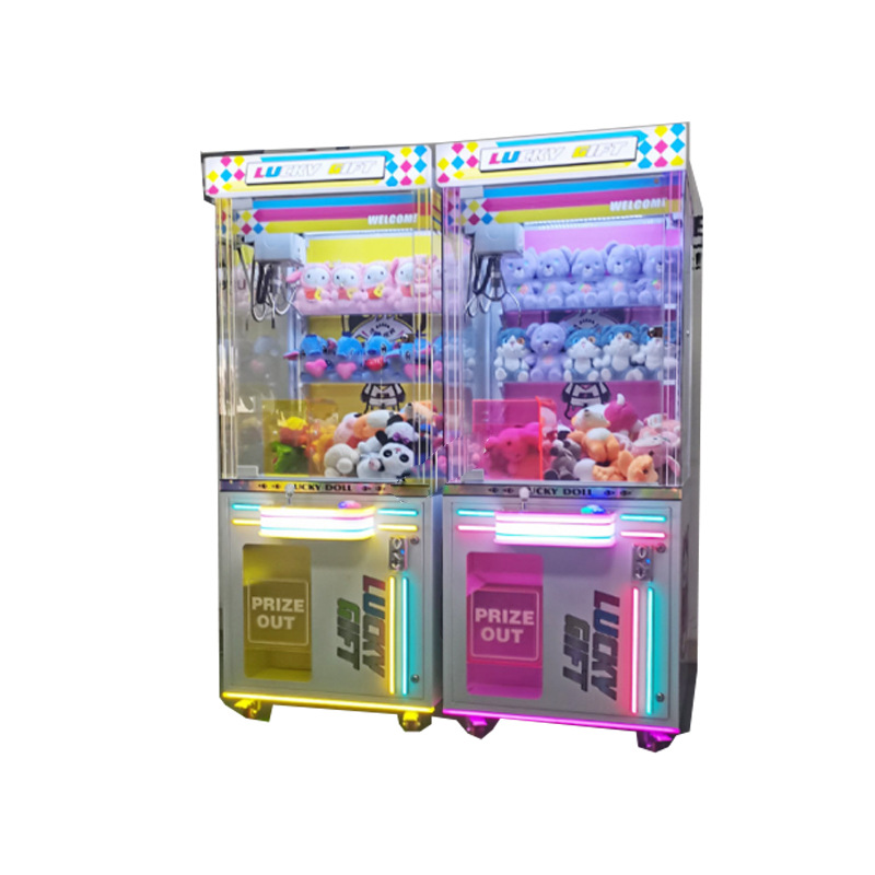 Máquina de muñecas para el centro comercial, nueva máquina de regalo de bocadillos, máquina de muñecas para escanear códigos de monedas, máquina de muñecas