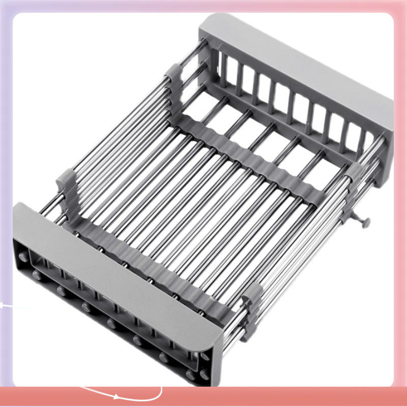 Frutas lavadoras de verduras, lavavajillas, lavavajillas, estantes de cubiertos, cestas de verduras multifuncionales, palillos y cuencos, cocina de drenaje