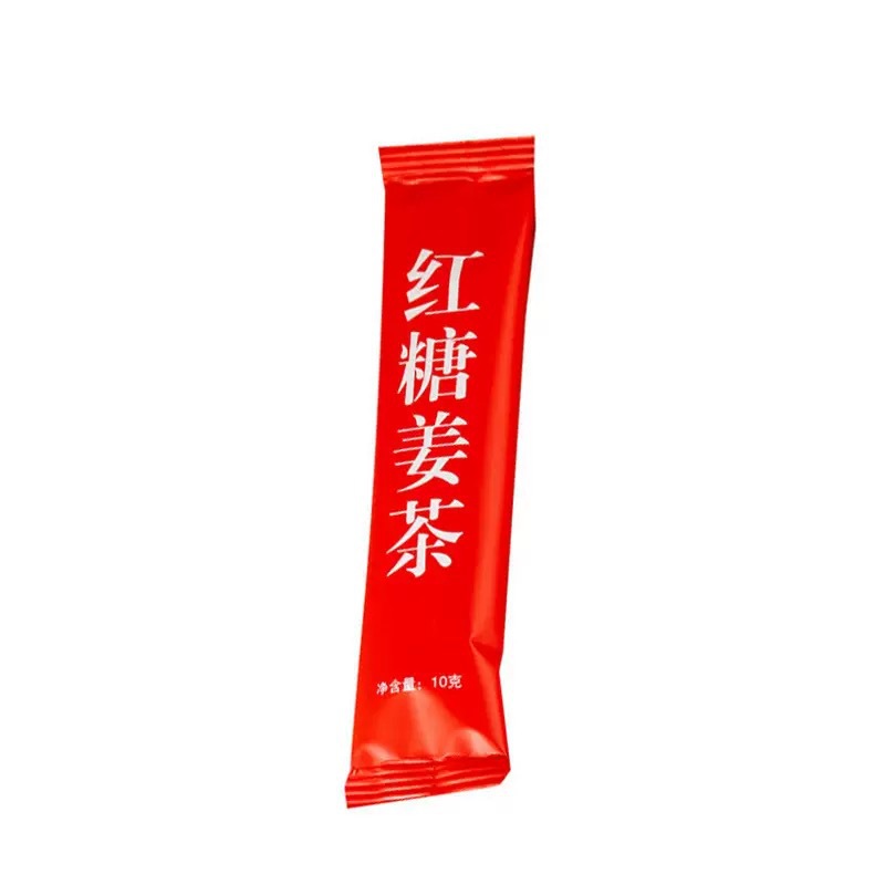Instant Brown Sugar Ginger Tea Hong Tang Jiang Cha 10g Sachets Warming Daily Herbal Drink in use