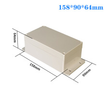 带安装固定耳塑料接线盒密封防水盒监控电源盒158*90*64mm
